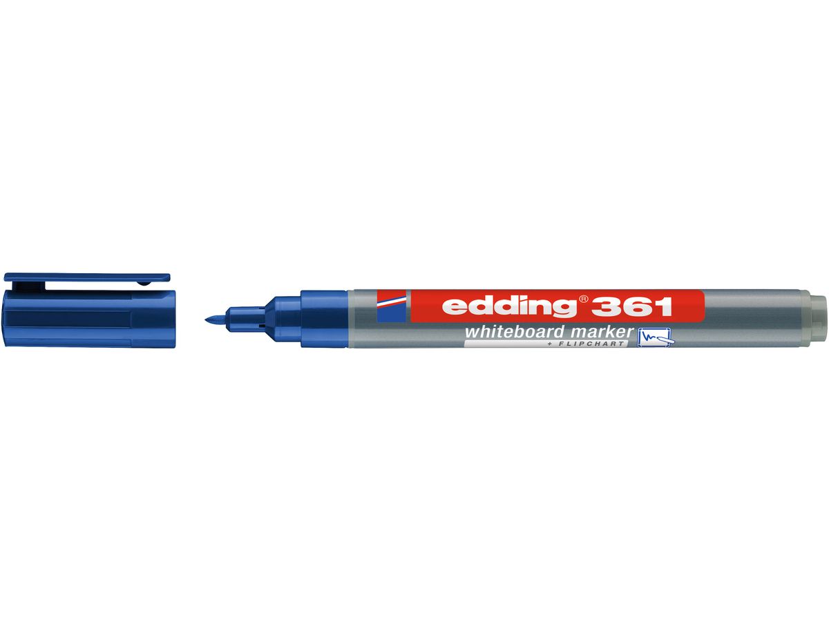 EDDING Boardmarker 361 1mm 361-3 bleu (4004764104581)