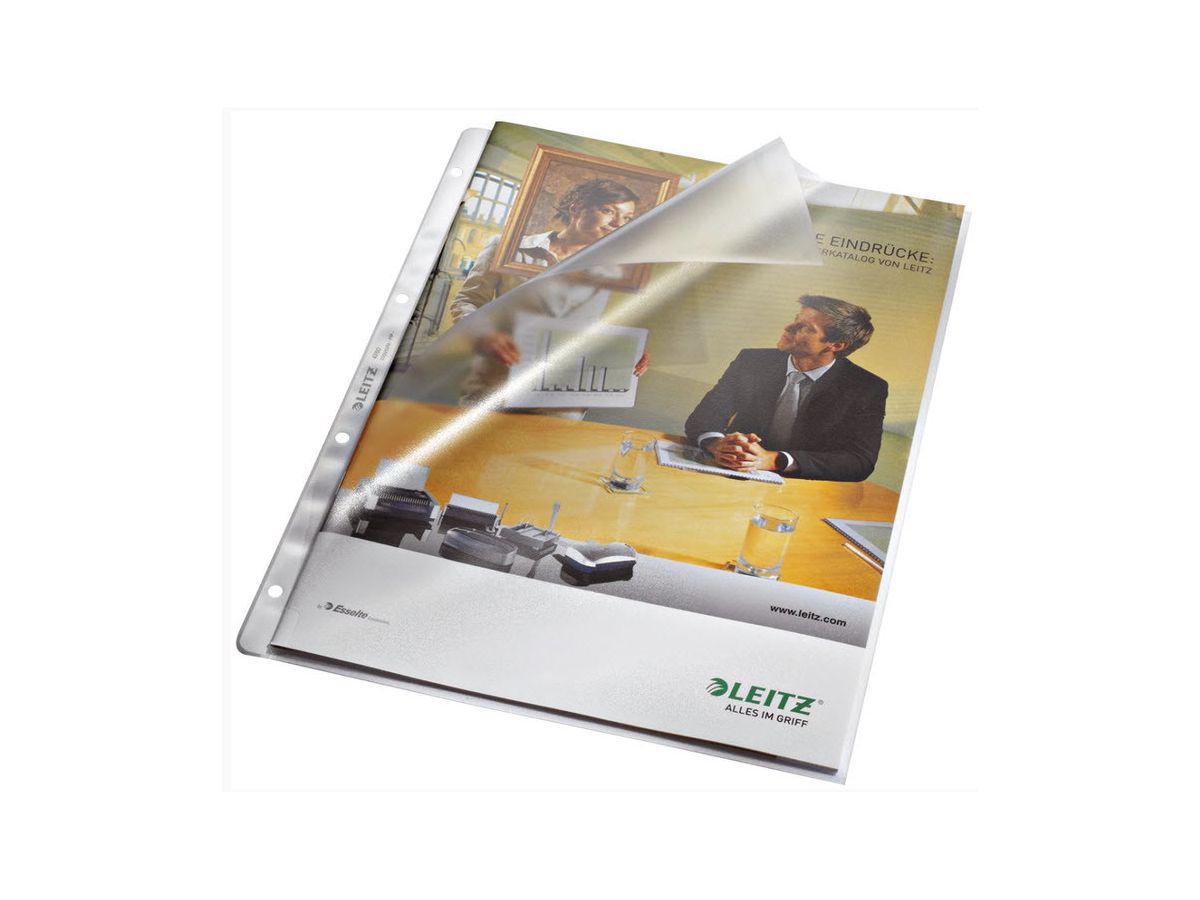 LEITZ Poches PP A4 47970000 grainée 80my 100 pcs. (4002432432981)