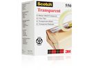 SCOTCH Tape 550 19mmx66m 5501966K transparent, antidéchirure (3134375261449)