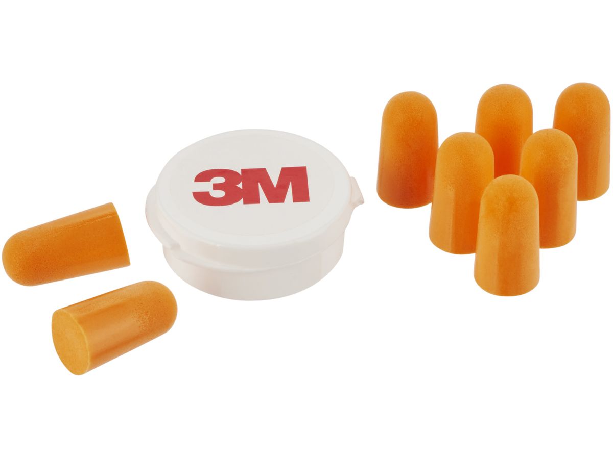 3M Gehörschutzstöpsel 1100C4 7100141700 mit Box 4 Stück (5902658102141)