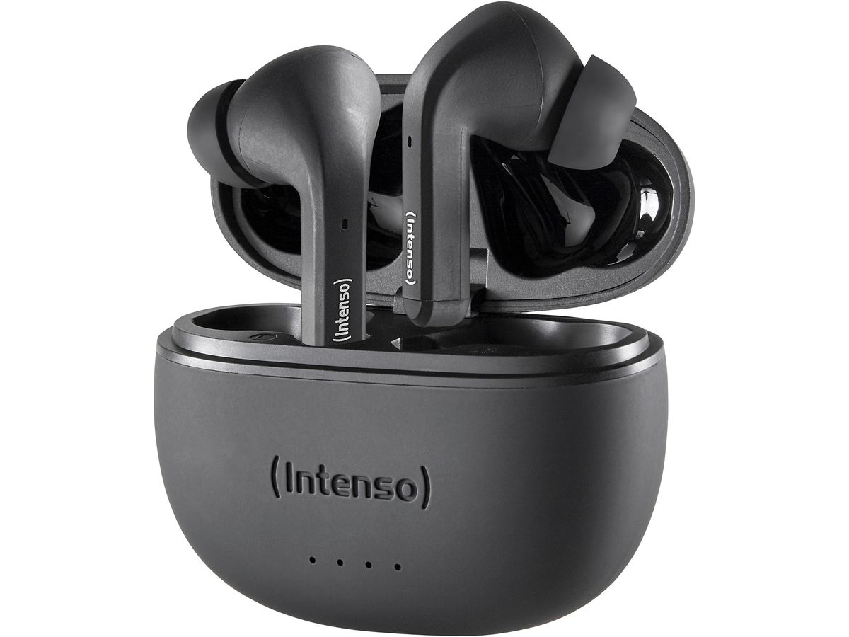 INTENSO Black Buds Wirel. Earphones 3720300 T300A, ANC, black (4034303032990)
