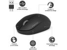 PORT Silent Mouse Wireless 900540 USB-C/USB-A, Graphite (3567049005405)